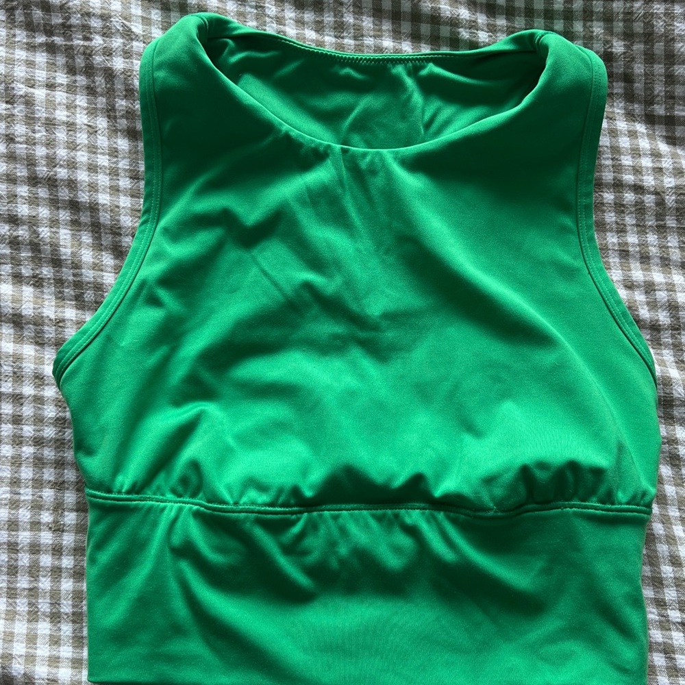 All in Motion Bright Green Tank Top